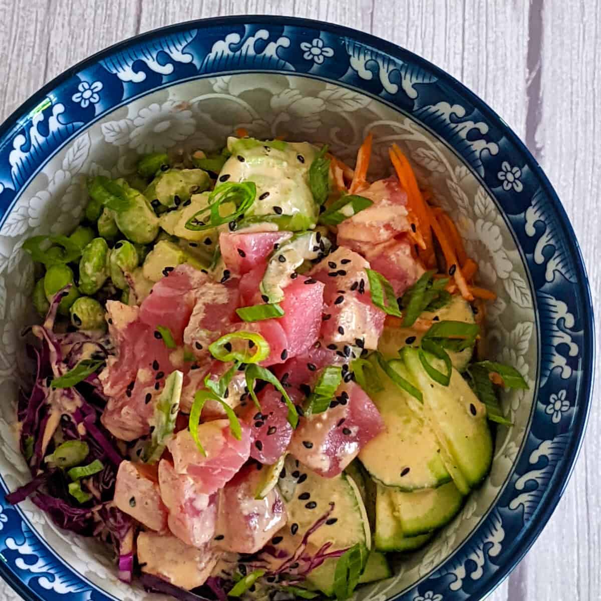 Spicy Tuna Rice Bowl - Just Maika Cooking