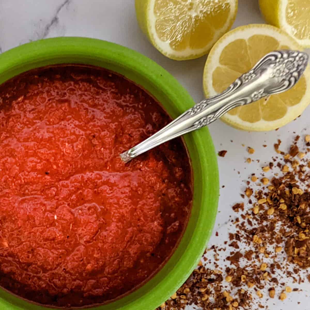 Quick Harissa Sauce with Pantry Staples - Just Maika Cooking