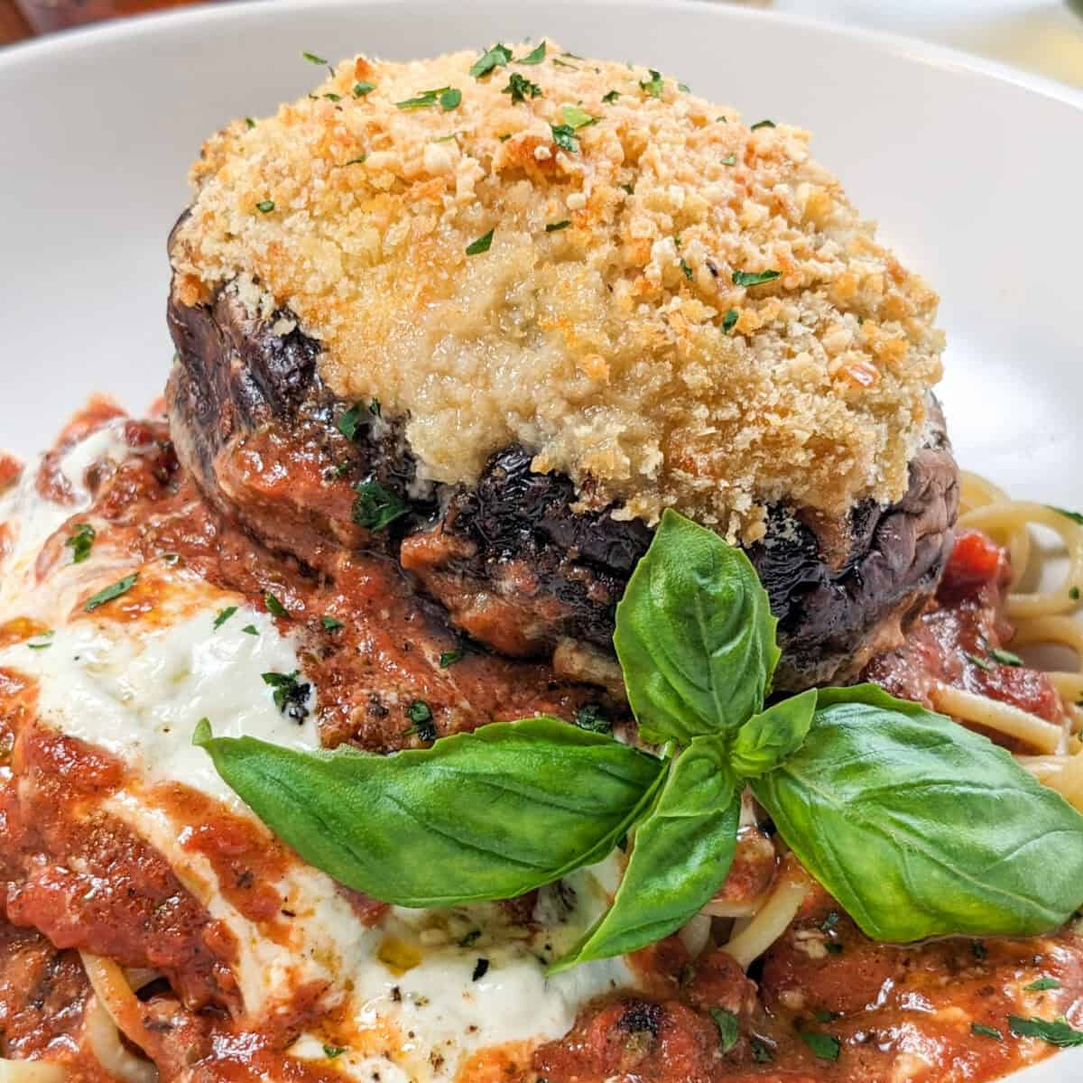Italian Chicken Sausage Stuffed Portobello Mushroom - Just Maika Cooking 