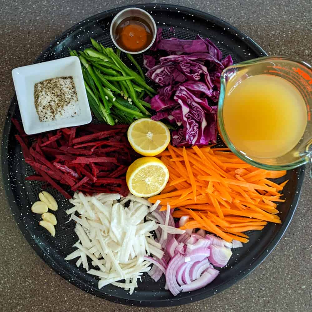 Pickled Vegetables Prep