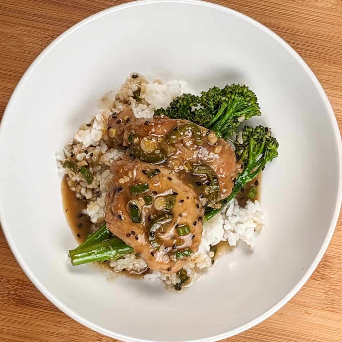 Spicy Honey Jalapeno Lime Chicken with Broccolini Just Maika Cooking
