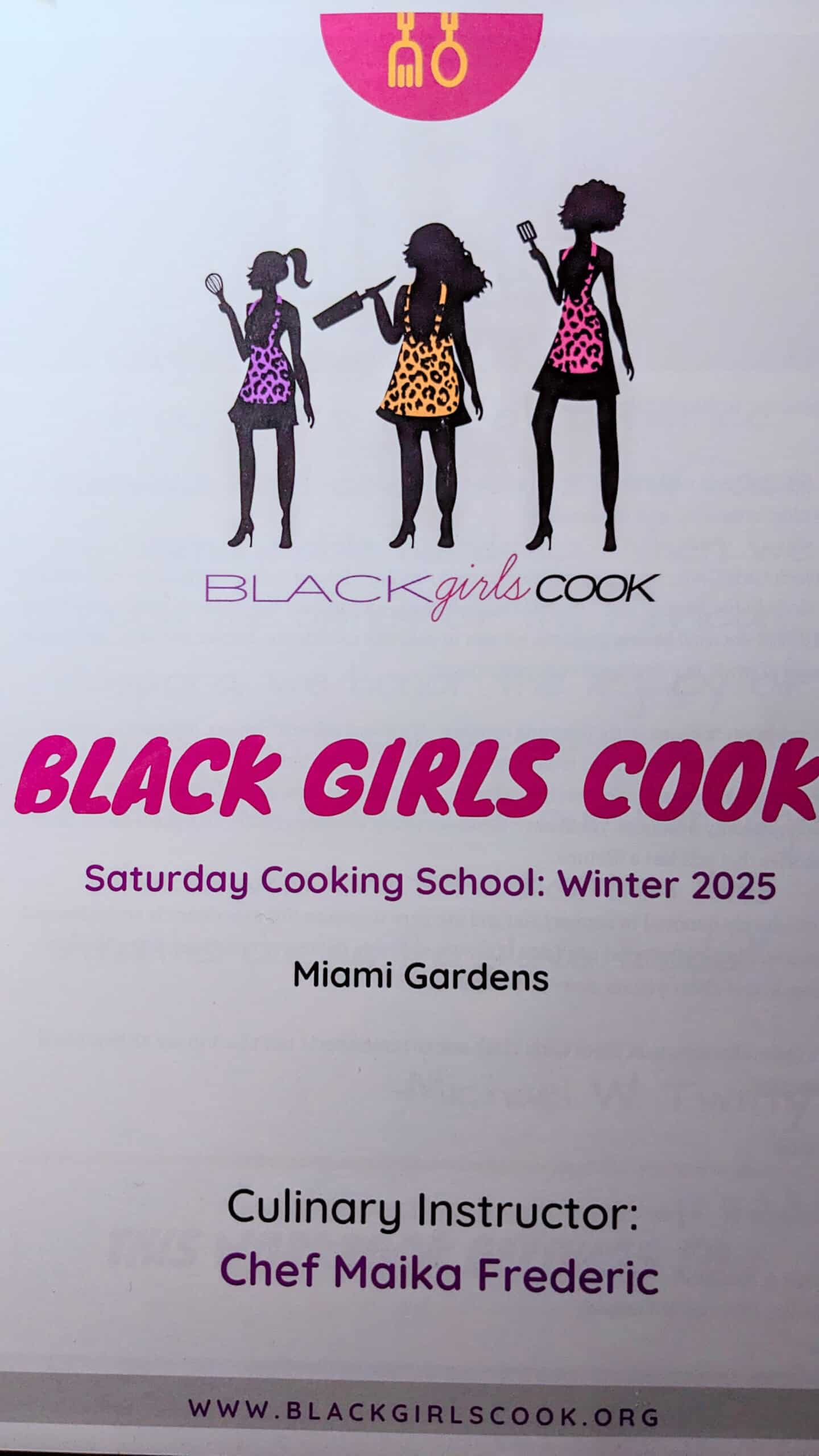 Black Girls Cook Cookbook for the Winter 2025 Cohort