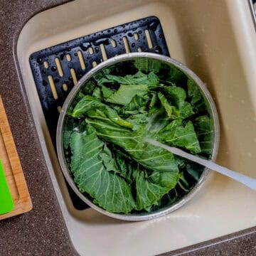 How to Clean Collard Greens | Step-by-Step - Just Maika Cooking