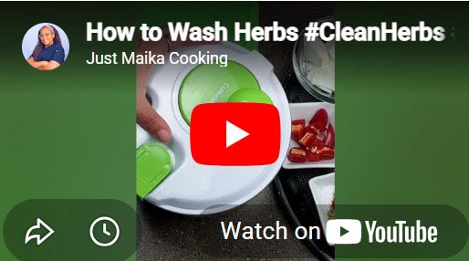 YouTube thumbnail for How to Wash Herbs.
