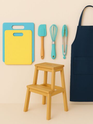 kid safe kitchen tools for children.