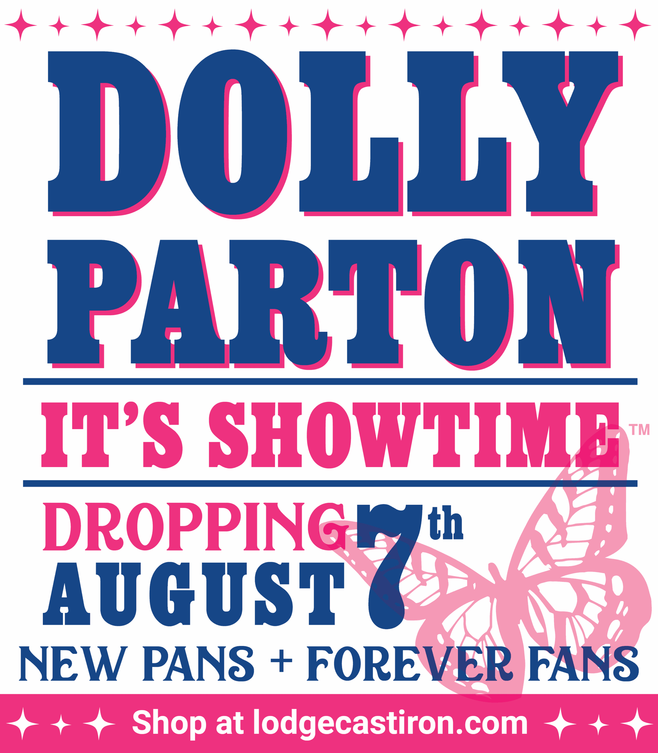 Lode Cast Iron Dolly Parton Labor Day Flash Sale banner.