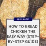 breading chicken pinterest pin.