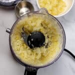 garlic ;and ginger paste in a kitchenaid food chopper.