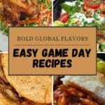 pinterest pin for Game Day Food Ideas.