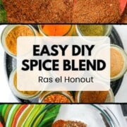 pinterest pin for ras el hanout substitute recipe.